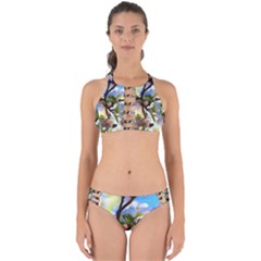 Springtime Pear Tree Blossoms Perfectly Cut Out Bikini Set by ExtraGoodSauce