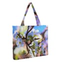 Springtime Pear Tree Blossoms Zipper Medium Tote Bag View2