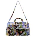 Springtime Pear Tree Blossoms Sports Gym Duffle Bag with Shoe Compartment View1