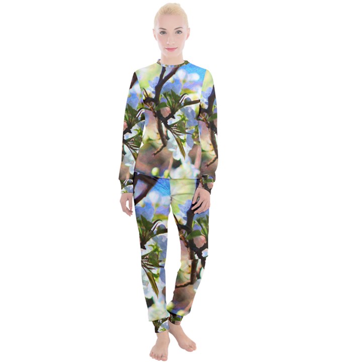 Springtime Pear Tree Blossoms Women s Lounge Set