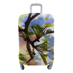 Springtime Pear Tree Blossoms Luggage Cover (small) by ExtraGoodSauce