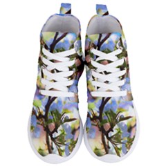 Springtime Pear Tree Blossoms Women s Lightweight High Top Sneakers by ExtraGoodSauce