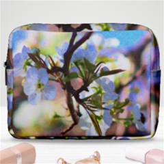 Springtime Pear Tree Blossoms Make Up Pouch (large) by ExtraGoodSauce