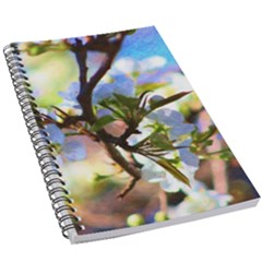 Springtime Pear Tree Blossoms 5 5  X 8 5  Notebook by ExtraGoodSauce