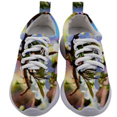 Springtime Pear Tree Blossoms Kids Athletic Shoes by ExtraGoodSauce