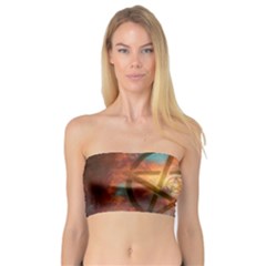 Enchanted Nebula Pentagram Art Bandeau Top by ExtraGoodSauce