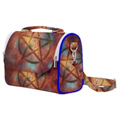 Enchanted Nebula Pentagram Art Satchel Shoulder Bag by ExtraGoodSauce