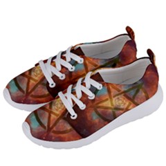 Enchanted Nebula Pentagram Art Women s Lightweight Sports Shoes by ExtraGoodSauce