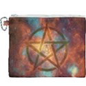 Enchanted Nebula Pentagram Art Canvas Cosmetic Bag (XXXL) View1