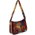 Enchanted Nebula Pentagram Art Zip Up Shoulder Bag View1