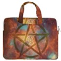 Enchanted Nebula Pentagram Art MacBook Pro 13  Double Pocket Laptop Bag View1