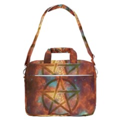 Enchanted Nebula Pentagram Art Macbook Pro 15  Shoulder Laptop Bag by ExtraAwesomeSauce