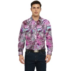  Blend On Pink Men s Long Sleeve Shirt by kaleidomarblingart