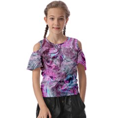  Blend On Pink Kids  Butterfly Cutout T-shirt