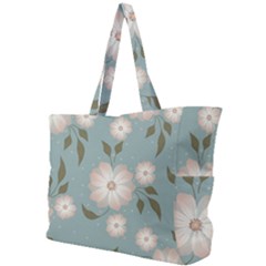 Flora Floral Flower Flowers Pattern Simple Shoulder Bag by Apenda