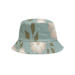 Flora Floral Flower Flowers Pattern Bucket Hat (kids) by Apenda