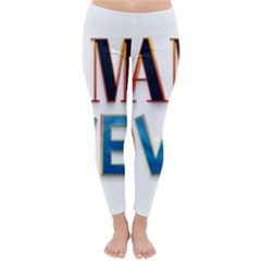 Game Over Text Design  Classic Winter Leggings