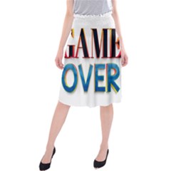 Game Over Text Design  Midi Beach Skirt by 7223056