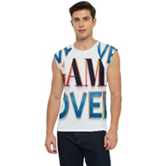 Game Over Text Design  Men s Raglan Cap Sleeve T-shirt by 7223056