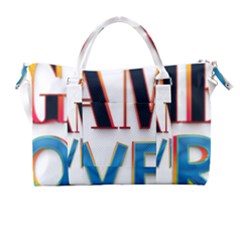 Game Over Text Design  Carry-on Travel Shoulder Bag by 7223056