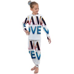 Game Over Text Design  Kids  Long Sleeve Set 