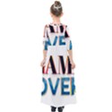 Game Over Text Design  Kids  Quarter Sleeve Maxi Dress View2