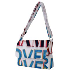 Game Over Text Design  Full Print Messenger Bag (s) by 7223056