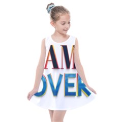 Game Over Text Design  Kids  Summer Dress by 7223056