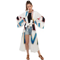 Game Over Text Design  Maxi Kimono by 7223056