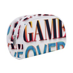 Game Over Text Design  Make Up Case (small) by 7223056