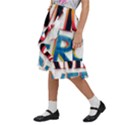 Game Over Text Design  Kids  Ruffle Flared Wrap Midi Skirt View2