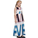 Game Over Text Design  Kids  Satin Sleeveless Maxi Dress View3