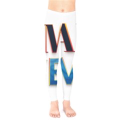 Game Over Text Design  Kids  Classic Winter Leggings