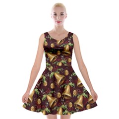 Vintage Bell Velvet Skater Dress