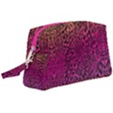 Leopard Colorful Pink Digital Print Large Wristlet Pouch Bag View1