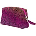 Leopard Colorful Pink Digital Print Large Wristlet Pouch Bag View2