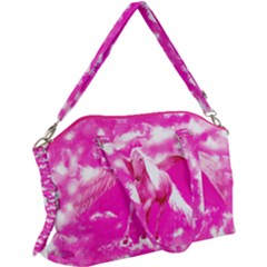 Deep Pink Unicorn Cloud Canvas Crossbody Bag by CoolDesigns