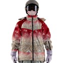 Abstract, Christmas, Glittery, Gold, Red Women s Zip Ski and Snowboard Waterproof Breathable Jacket View1