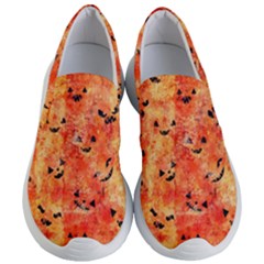 Carved Pumpkin Faces Women s Lightweight Slip Ons by kyorashop23