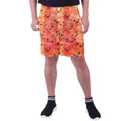 Carved Pumpkin Faces Men s Pocket Shorts by kyorashop23