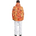 Carved Pumpkin Faces Men s Multi Pockets Zip Ski and Snowboard Waterproof Breathable Jacket View4