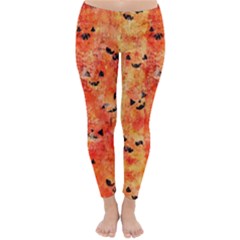 Carved Pumpkin Faces Classic Winter Leggings