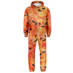 Carved Pumpkin Faces Hooded Jumpsuit (men)