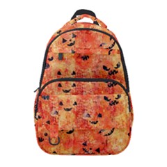 Carved Pumpkin Faces Carry-on Travel Backpack by kyorashop23