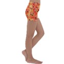 Carved Pumpkin Faces Kids  Lightweight Velour Yoga Shorts View3