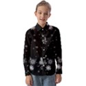 Christmas Snow Edge, Lights Kids  Long Sleeve Shirt View1