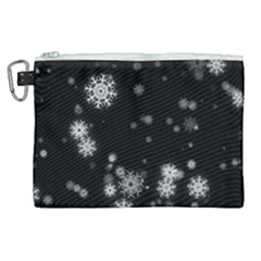 Christmas Snow Edge, Lights Canvas Cosmetic Bag (xl) by kyorashop23