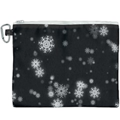 Christmas Snow Edge, Lights Canvas Cosmetic Bag (xxxl) by kyorashop23