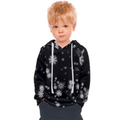 Christmas Snow Edge, Lights Kids  Overhead Hoodie