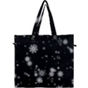 Christmas Snow Edge, Lights Canvas Travel Bag View1